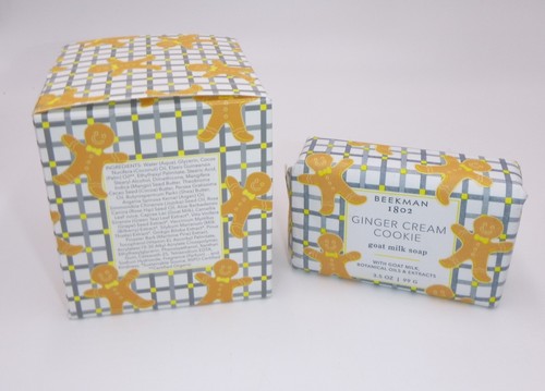 Beekman 1802 Ginger Cream Cookie Whipped Body Cream 8oz + bar soap 3.5 oz - Picture 2 of 4
