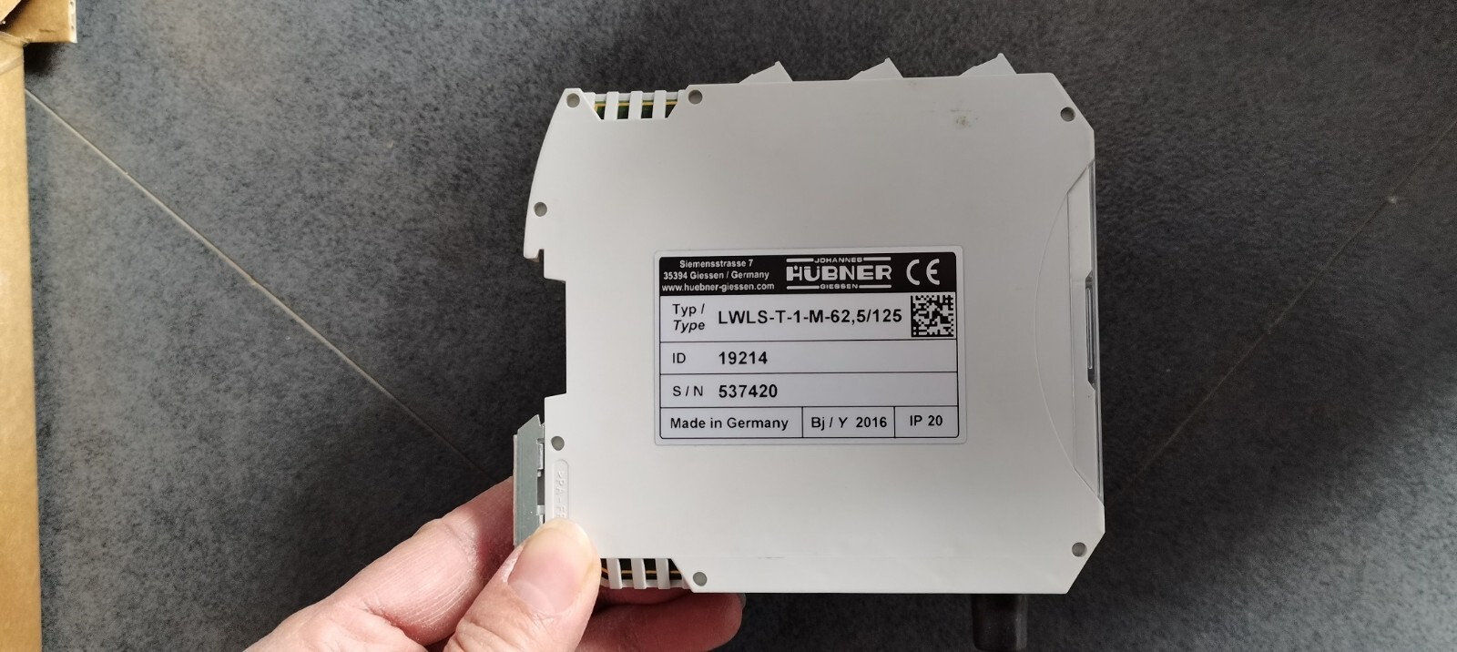 1pcs-new-hubner-fiber-optic-converter-lwls-t-1-m-62-5-125-ebay