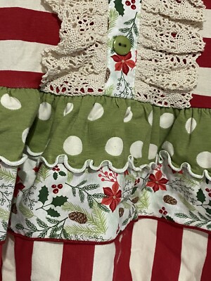 ricrac and ruffles christmas dress LIKE NEW* Ricrac & Ruffles Christmas