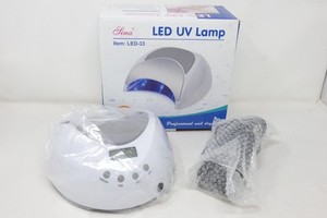 32W LED UV Nail Polish Dryer Lamp Gel Nail Curing Light 3 Settings Professional