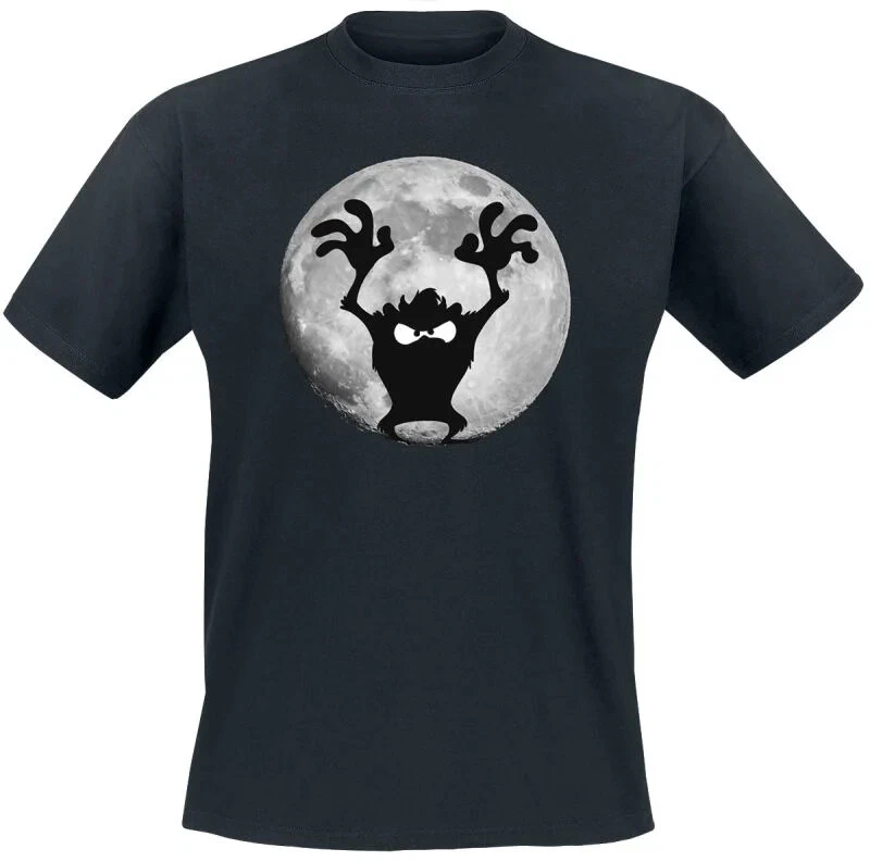Looney Tunes T-Shirt Herren Taz - Full Moon - Moonlight schwarz - Bild 1 von 1