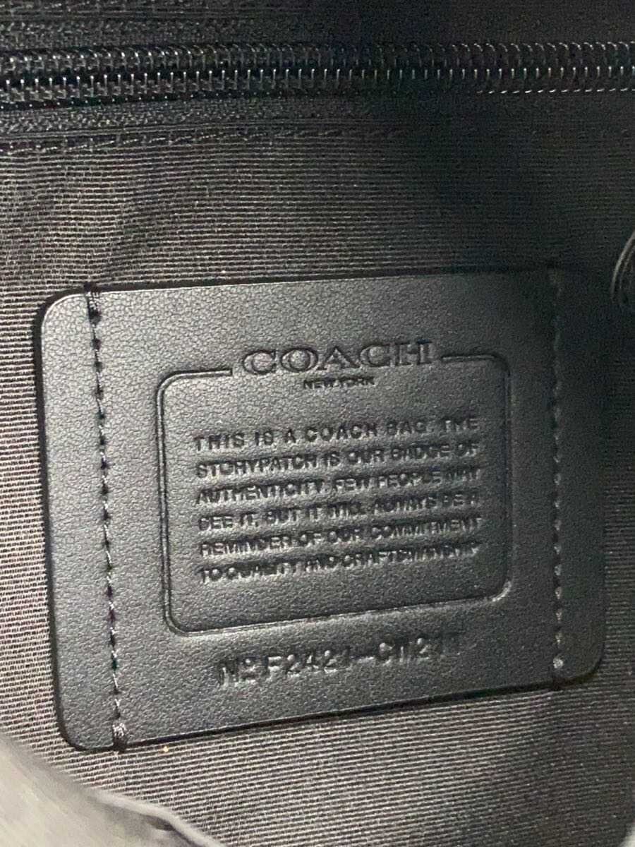 COACH Backpack Leather BLK Allover Pattern CW211 … - image 5