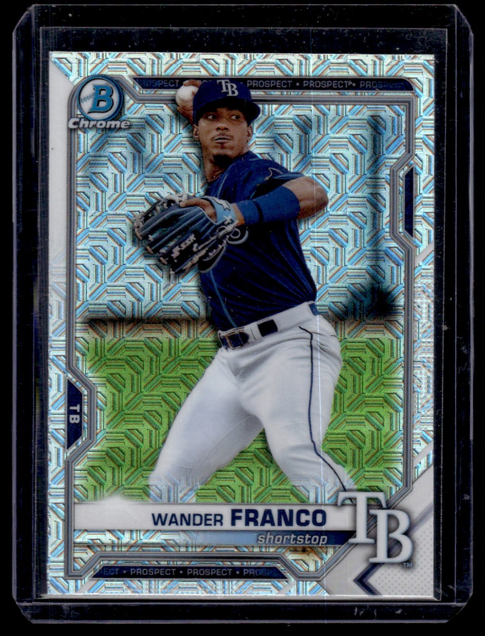 2021 Bowman Chrome Prospects Wander Franco Tampa Bay Rays #BCP-240