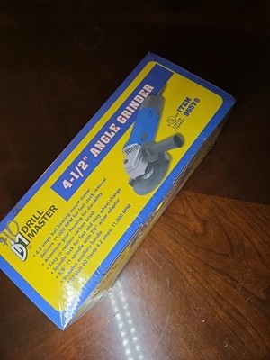 DRILL MASTER ANGLE GRINDER 4 1/2'' Model 95578 ~ New In The Box Shrink Wrapped  
