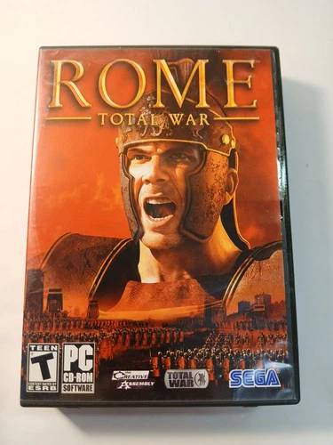 Rome - Total War (PC, 2002-04) VIDEO GAME - 3-DISC SET - COMPLETE W/ MANUAL