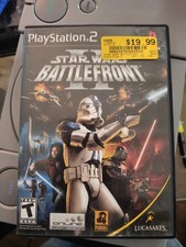 Star Wars Battlefront II PlayStation 2 Disc, 2005, LucasArts Classic TESTED.
