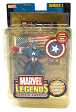 Marvel Legends Captain America Series 1 2002 ToyBiz Action Figure GOLDFOIL Comic