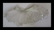 Build A Bear Workshop White With Sequins Glittery Tutu