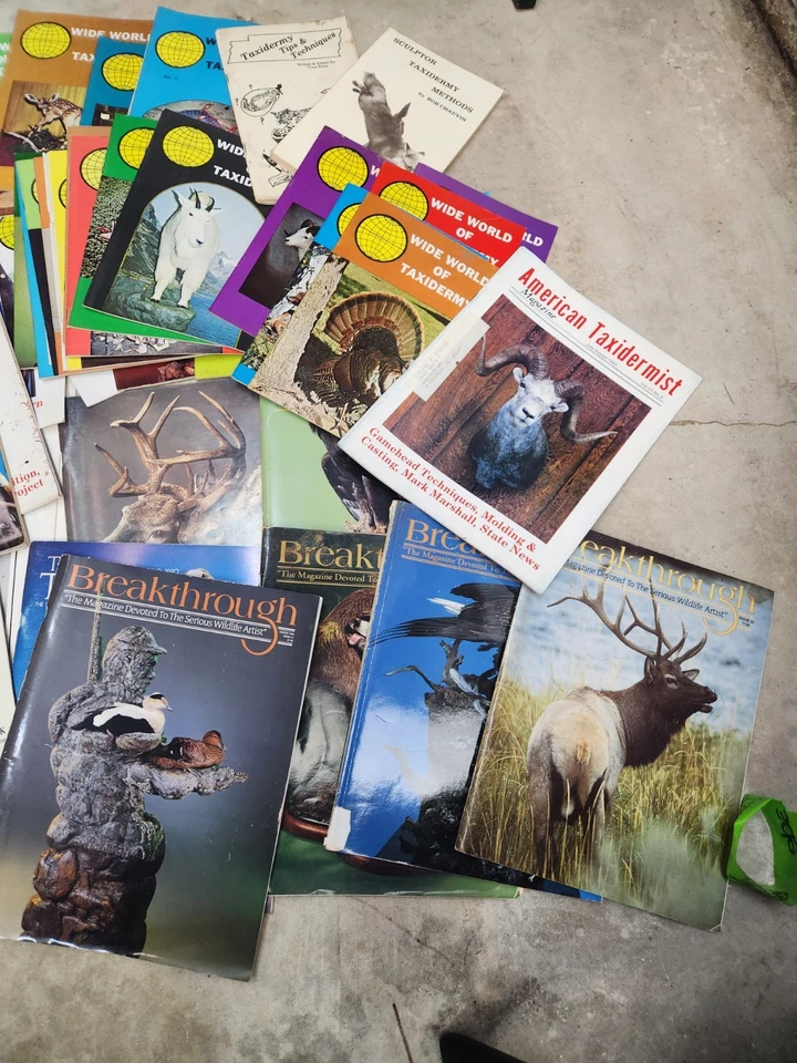 Taxidermy Mixed Lot Of 47 Items Breakthrough Magazines Wide World Of Taxidermy - Image 4 of 4