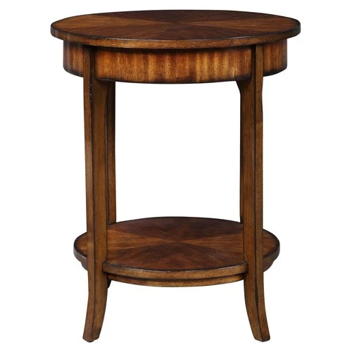 Carmel - 26.5 inch Round Lamp Table - 22 inches wide by 22 inches deep Accent - Picture 6 of 9