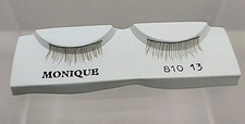 Vtg NOS Monique Doll Lashes 810 13 Brown Upper Doll Eye Lashes Long New