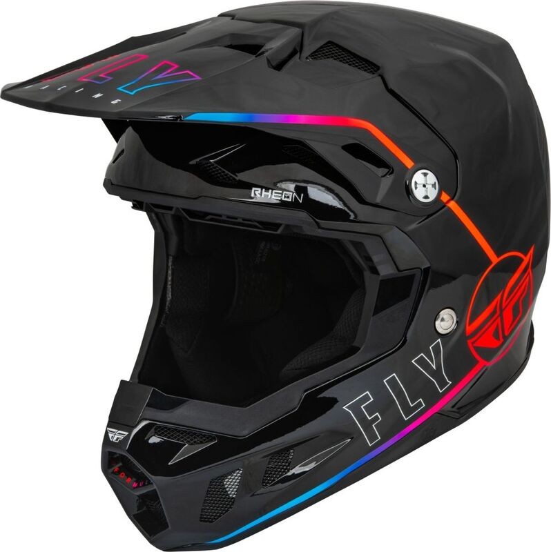 Casque FLY RACING Formula CC protection intégrale moto cross Noir Sunset XL