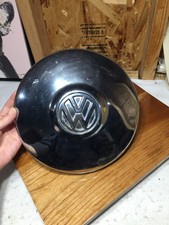 Vtg Volkswagen Vw Silver Hubcap Round 10 Rim Chrome Classic Vtg Volkswagen Vw Silver Hubcap Round 10 Rim Chrome Classic