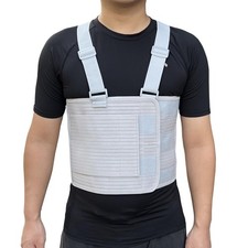 Rib Injury Chest Binder Brace for Cracked Ribs - Elastic Rib Support Belt for...