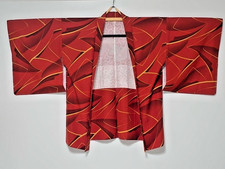 Haori Jacket Casual Layered Kimono Japanese Style Wear Pure Silk Traditional