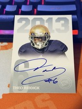2013 Press Pass Press Pass Signings Theo Riddick #PPS-TR Rookie Auto RC
