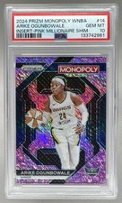 Arike Ogunbowale 2024 Panini Prizm Monopoly Pink Millionaire Shimmer /5 PSA 10
