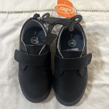 Wonder Nation Memory Foam Boys Black Oxford 7