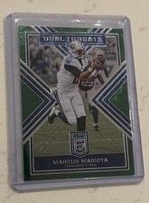 2018 Donruss Elite #DT-7 Marcus Mariota Dual Threats Green