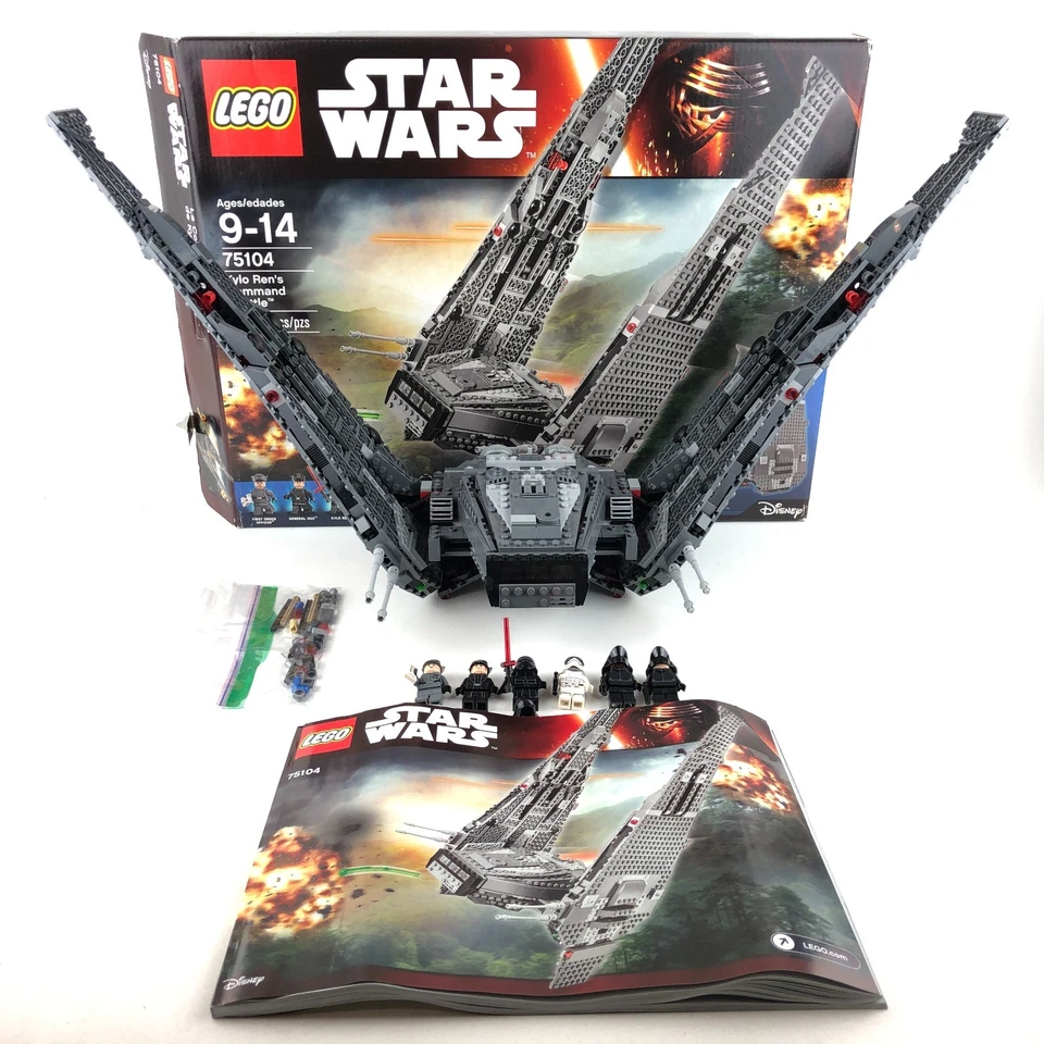 LEGO Star Wars: Kylo Ren's Command Shuttle 75104 Modded Complete Minifigures Box - Image 2 of 4
