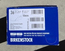 Birkenstock Lutry Premium Suede Leather Dark Tea Color Narrow