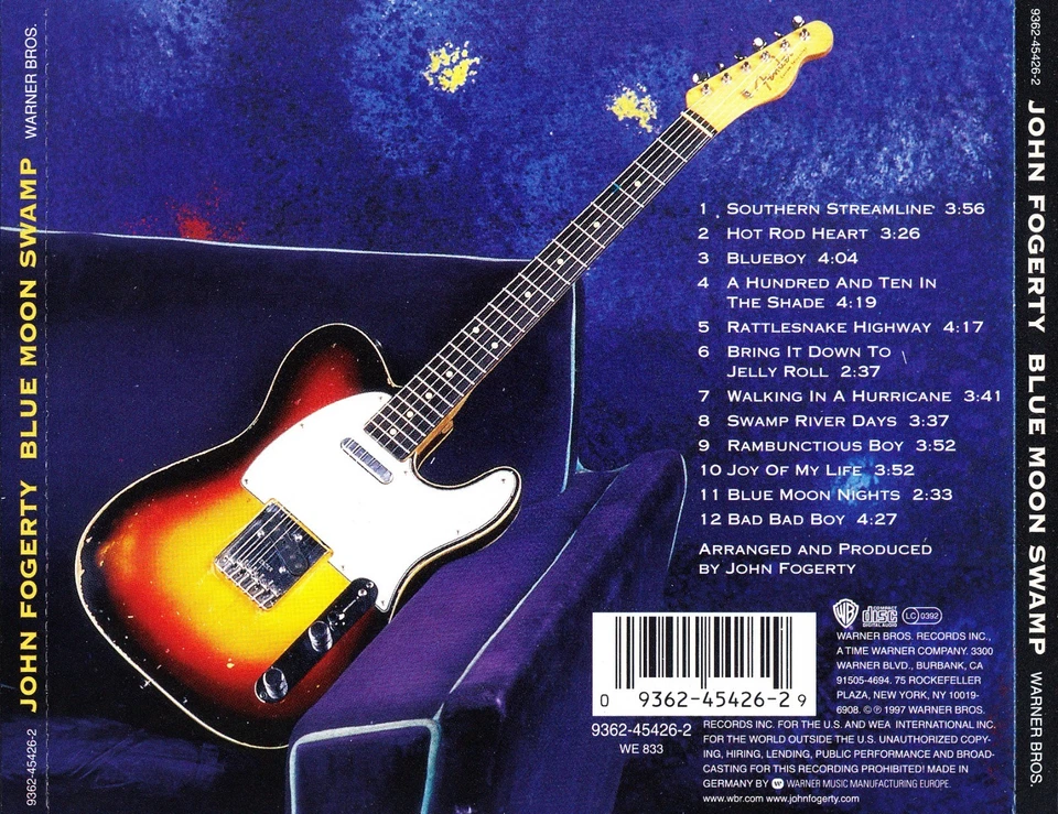 John Fogerty (CCR) – Blue Moon Swamp (1997), Southern Rock, Country Rock - Bild 2 von 3