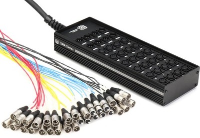 Pro Co SMA2408FBX-150 StageMaster 24x8 Stage Snake with XLR Returns - 150'