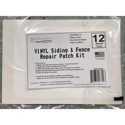 #ad Vinyl Siding Fence Repair Patch Kit 5 x 7 Peel Stick Paintable 12 Pcs $25.36
