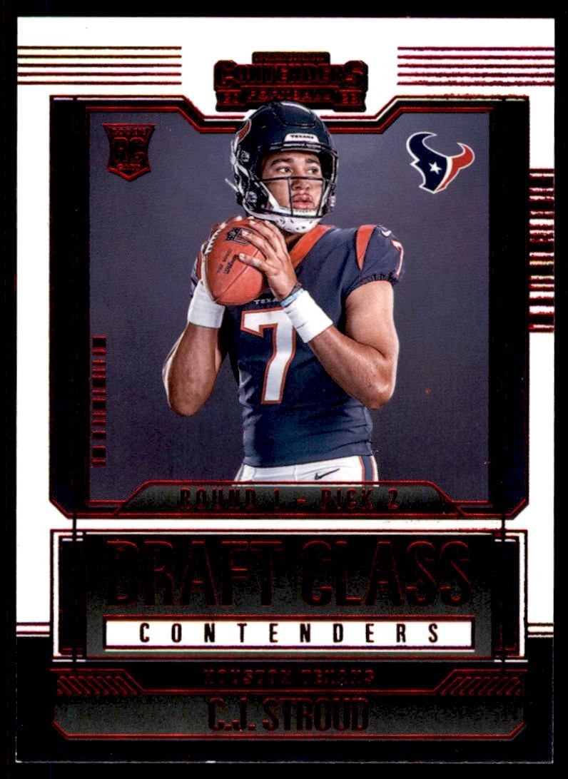 2023 Panini Contenders Draft Class Red C.J. Stroud RC Houston Texans #5