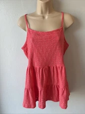 Women’s Size 10 Pink Vest Summer Holiday Top From Matalan New With Tags