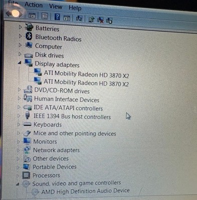 Alienware M17 r1 with Dual ATI Mobility Radeon HD 3870 X2 graphics configuration