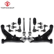 14pcs For 1996-2002 Toyota Corolla Front Lower Control Arm Ball Joint Tie Rod