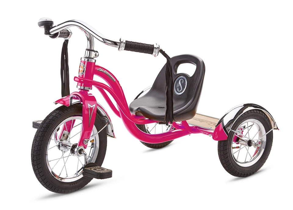 Schwinn Roadster Kids Tricycle, Classic Tricycle, Bright Pink - Image 2 of 4