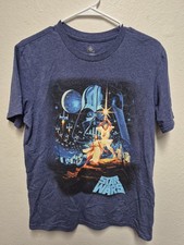 Star Wars Original Trilogy Disney Men's Small T-Shirt - Blue