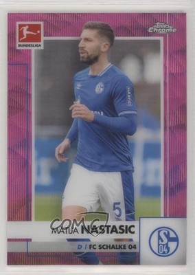 2020 Topps Chrome Bundesliga Pink Wave Refractor 38/75 Matija Nastasic #88 0q9m