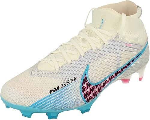 Nike Zoom Superfly 9 Elite FG Blast Pack White Blue Men's Size 7