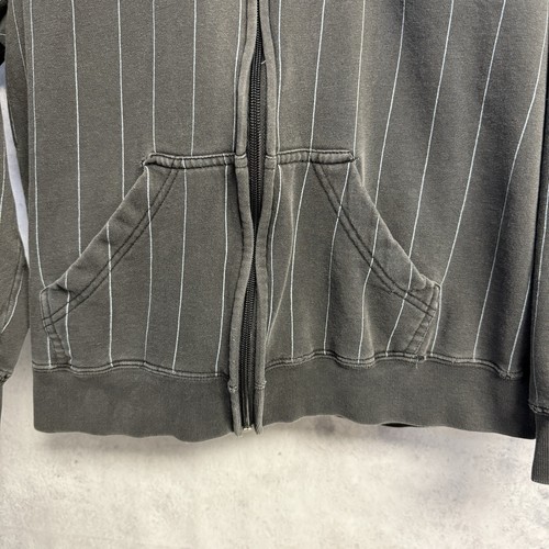 Y2K Krew Skate Hoodie Sweatshirt Herren Small Faded Black Full Zip Skateboard - Bild 4 von 17