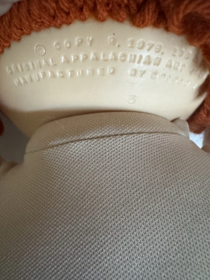 Muñeca Cabbage Patch original, firmada Xavier 85, Coleco, pelo rojo, ojos azules. Usado en excelente estado Foto 2 de 4