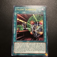 MGED-EN063 Urgent Schedule - 1st Edition - Rare Yu-Gi-Oh! Trading Card Game TCG