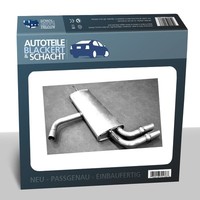 Auspuff Endtopf FüR Audi A3 Sportback