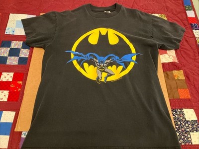 1988 Vintage Batman T-Shirt Size XL Single Stitch Sleeves Made USA  Stedman Tag