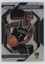 2023-24 Panini Prizm Emergent Silver Prizm Dariq Whitehead #20 Rookie RC