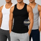 3 6 12 Pack Men 100% Cotton Ribbed Tank Top A-Shirt Sleeveless Undershirt S-3XL