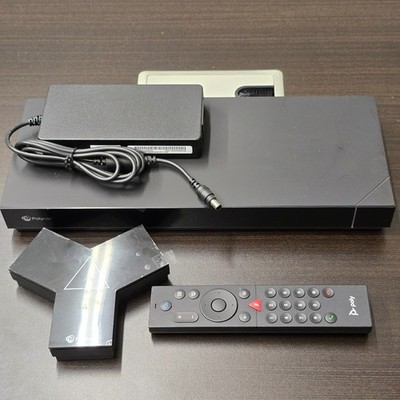 Poly G7500 Codec Bundle with IP Table Microphone and Remote Control