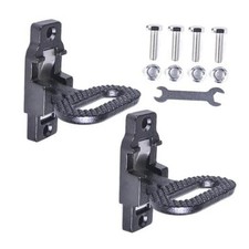 Galvanized Steel Folding Safety Step and Handle 2 Pack Multi 2 Count Black