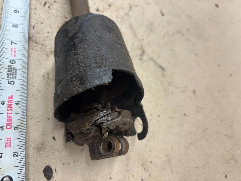 Ford f150 1980 1986 f250 f350 columna de dirección eje intermedio de junta de trapo 85 86 Foto 4 de 4