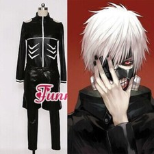 Tokyo Ghoul Anime Cosplay Costume Ken Kaneki Battle Suit Carnival Show Event