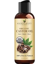 Handcraft Blends Organic Castor Oil - 4 Fl Oz - 100 Pure 4 Pack of 1 