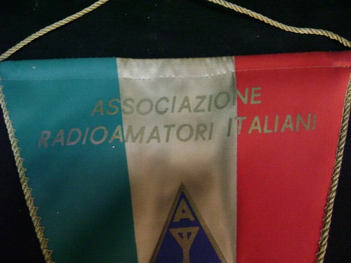 Fanion Drapeau D'Époque Association Italienne Radioamateur - Picture 5 of 6