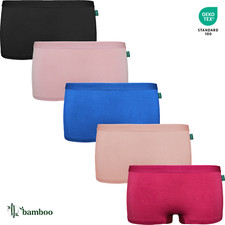 Damen Bambus-Boxershorts Slip Höschen Gauber...